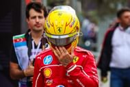 Ferrari's Lewis Hamilton during the qualifying for the 2025 F1 Grand Prix of Azerbaijan - Source: Getty